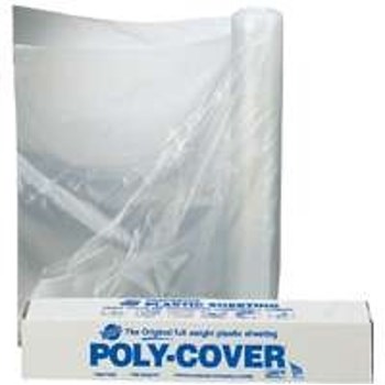 Warp's Poly Cover Sheeting, Clear - 1.5 Mil, 12 x 200 Ft
