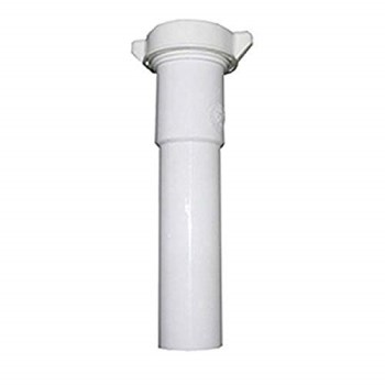 PVC Extension Tube with Nut - 1-1/4" x 6"