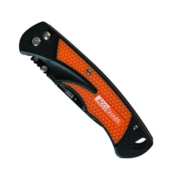 Accusharp Razor Knife, Orange - 3-1/2"