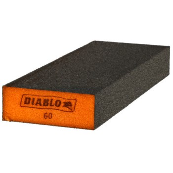 Diablo Extended Flat Edge Sanding Sponge, Medium - 60G