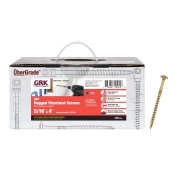 GRK RSS Structural Screw - 5/16" x 4", 400pk