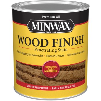 Minwax 70008 Semi-Transparent Wood Stain, Early American ~ Quart