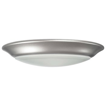 Satco LED Disk Light, 15W CCT Selectable - 7", Brushed Nickel