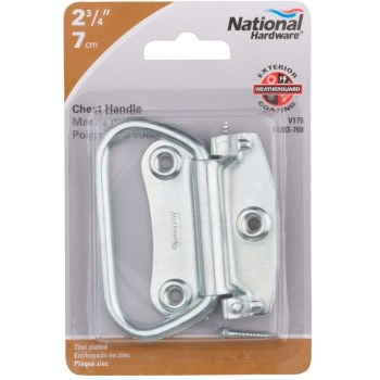 Zinc Chest Handle, Visual Pack 175 2 - 3/4 inches 
