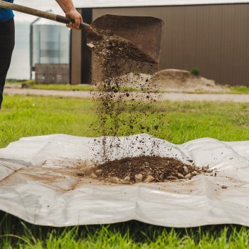 Erickson Gorilla Max Tough Tarp, Silver - 8 x 10 Ft