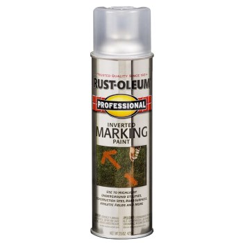 Rust-Oleum Inverted Tip Marking Paint, Clear - 15 oz