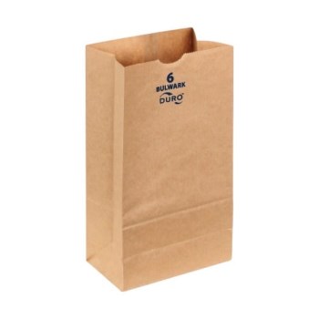 Heavy Duty Grocery Bag, Brown - 6 Lb
