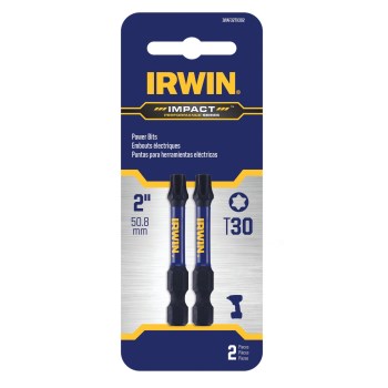 Irwin Impact Performance Series T30 Torx Bit    2",   2pk