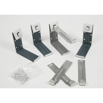 Amerimax Aluminum Facia Brackets, White ~ 5 in.