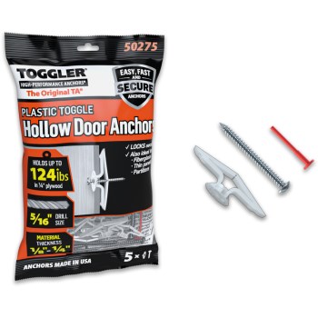 Alligator All-Purpose Wall Anchor (5 pack)  #8 x 1-1/4"