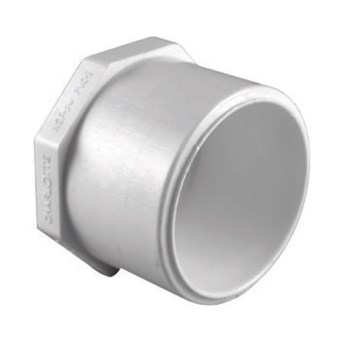 Charlotte Pipe PVC Schedule 40 Spigot Plug   3/4"