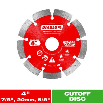 Diablo Diamond Segmented Cutoff Wheel - 4"