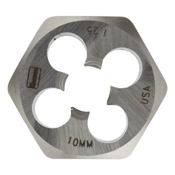 CH Hanson Metric Hex Die, M10 x 1.25 - 1" OD