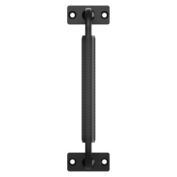 Industrial Gate Pull, Black - 9"
