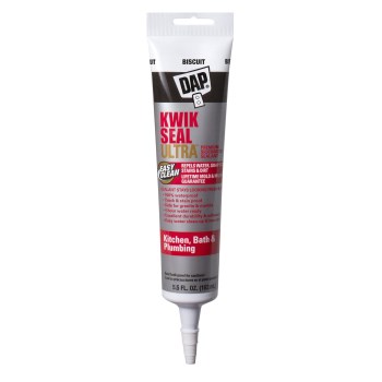Kwik Seal Ultra Siliconized Sealant, Biscuit - 5.5 oz