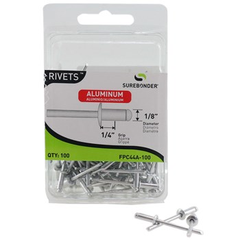 FPC Surebonder Aluminum Blind Rivet, 1/8" - Medium, 100ct
