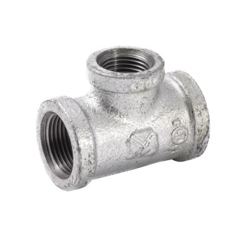Anvil/Mueller Reducing Tee, Galvanized - 3/4" x 3/4" x 1/2"