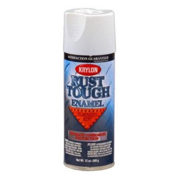 Rust Tough Enamel, Gloss White - 12 oz