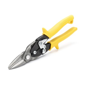 Metal-Master Compound Snips, Yellow - Straight Cut - 9-3/4"
