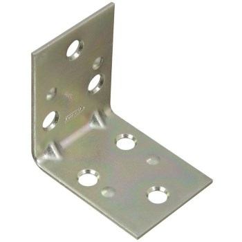 Corner Brace, Zinc Double Wide ~ 1.5" x 1.5" x .07"