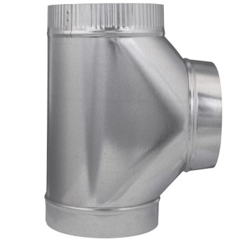 Gray Metal - 5" Galvanized Furnace Pipe Tee