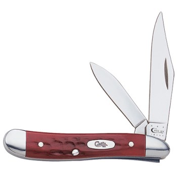 Peanut Knife - Pocket Worn - Red