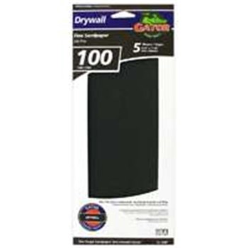 Drywall Sandpaper Sheets, 100 Grit - 4-1/4" x 11-1/4"