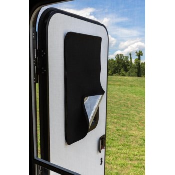 Camco RV Light Blocking Door Window Shade - 25-1/4" x 16-1/4"
