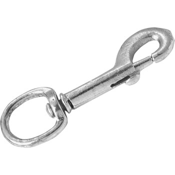 Swivel Round Eye Bolt Snap, Zinc Plated - 5/8" x 4"