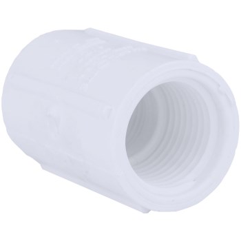 Charlotte Pipe PVC Schedule 40 Coupling, FPT x FPT - 1/2"