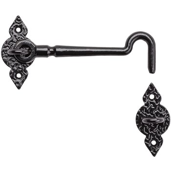Spear Design Gate Hook,  Black ~ 6"