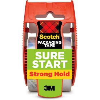 Scotch Sure Start Packing Tape   1.88" x 800"