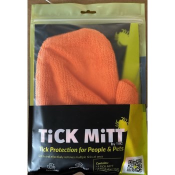 Tick Mitt Tick Removal Glove, Orange