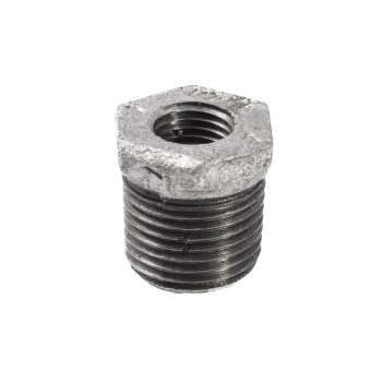 Anvil/Mueller Malleable Hex Bushing, Galvanized - 3/8" x 1/4"