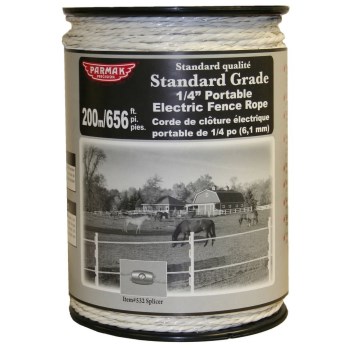 BayGuard Electric Fence Rope - 1/4" x 656 Ft, 6-Wire