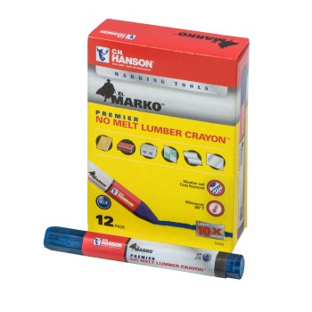 Blue Lumber Crayon