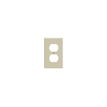 Duplex Receptacle Standard Plate - Ivory