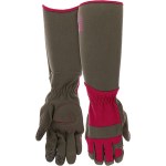 Sleeve Gloves, Ladies Synthetic Leather - Magenta, S/M