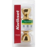 Kwikset Tylo Passage Lockset, Polished Brass - Mobile Home