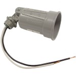 Lampholder, Adjustable Gray