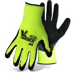 Boss Tactile Grip Gloves, Hi-Vis Yellow - Large