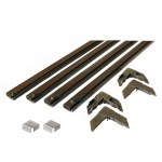 Aluminum Screen Frame Kit, Bronze - 3/4" x 5/16" x 60"