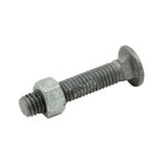 YardGard Carriage Bolt, Galvanized - 3/8" x 2"