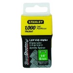 Staples - narrow, light duty 1/4"