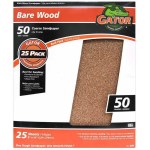 Sandpaper, Garnet - 9" x 11", 50 Grit, 25pk