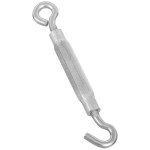  Hook & Eye Turnbuckle, Zinc Plated ~  5/16" x  9"