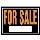 For Sale Sign, Aluminum - 10" x 14"