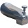 1/2" Front Lift Diverter Spout Chrome Plated