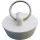 Larsen Hollow Rubber Sink Stopper, White - 1-1/8" to 1-1/4"