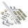National Hardware Folding Door Hardware Set - 60"